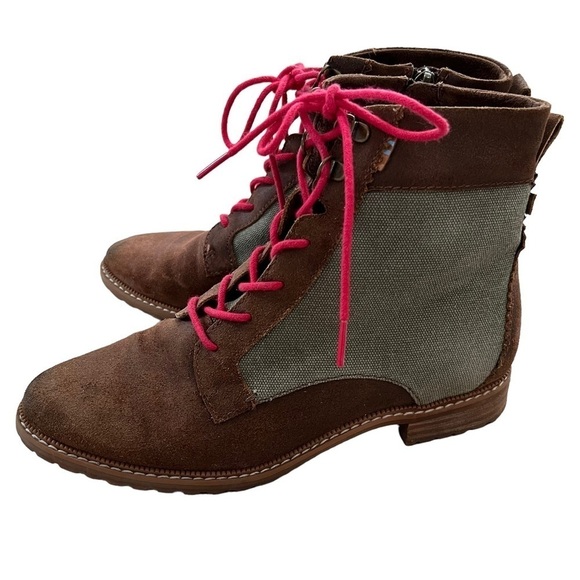 TOMS Women’s Brown Nolita Booties Size 8 - Picture 3 of 10